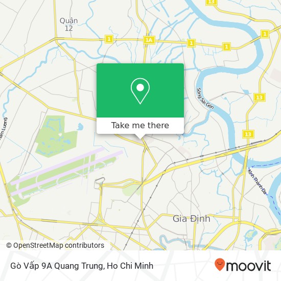 Gò Vấp 9A Quang Trung map