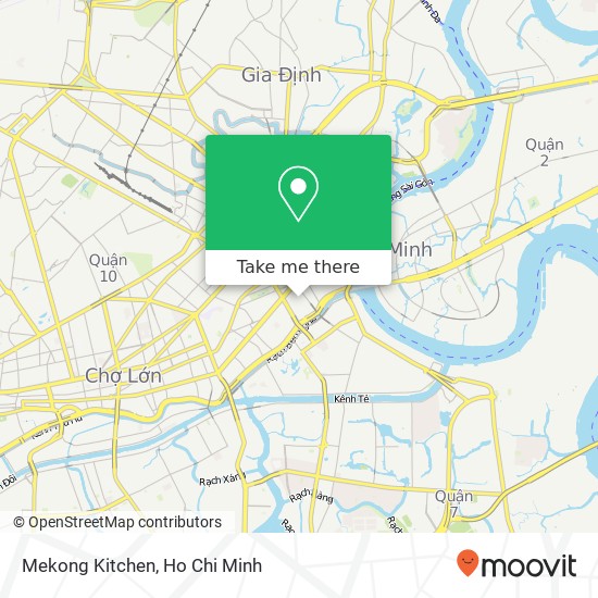 Mekong Kitchen map
