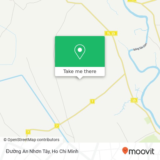 Đường An Nhơn Tây map