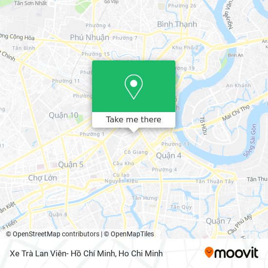 Xe Trà Lan Viên- Hồ Chí Minh map