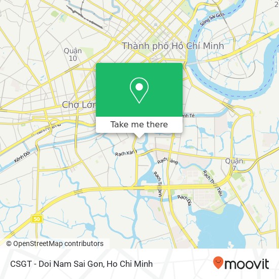 CSGT - Doi Nam Sai Gon map