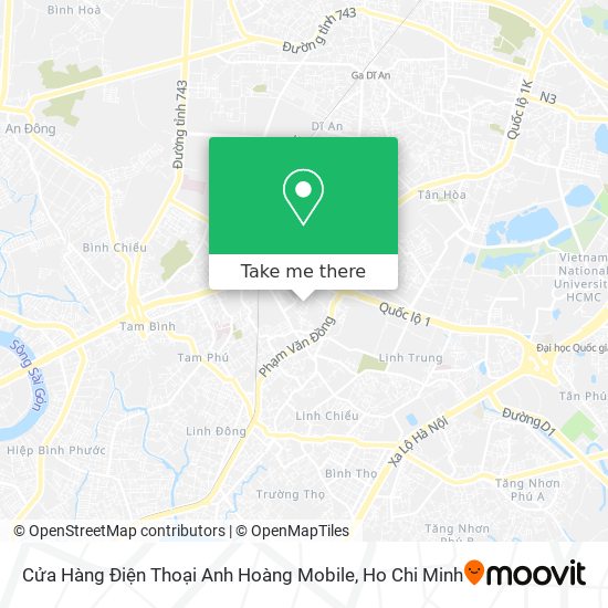 Cửa Hàng Điện Thoại Anh Hoàng Mobile map