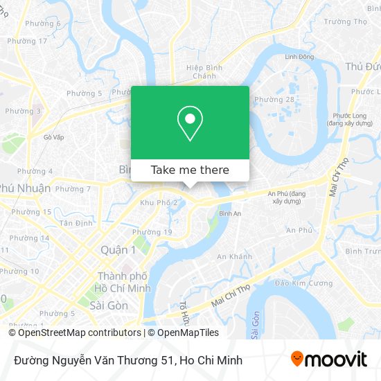 Đường Nguyễn Văn Thương 51 map