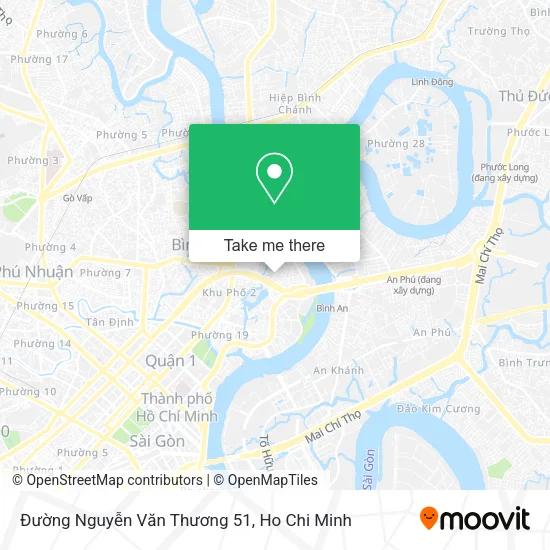 Đường Nguyễn Văn Thương 51 map
