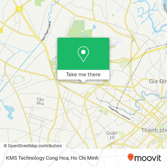 KMS Technology Cong Hoa map