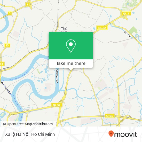 Xa lộ Hà Nội map