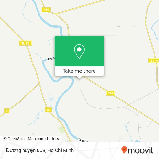 Đường huyện 609 map