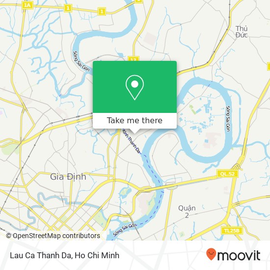 Lau Ca Thanh Da map