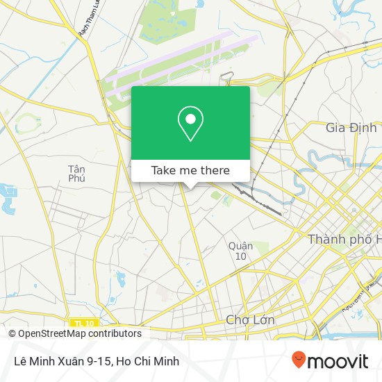 Lê Minh Xuân 9-15 map