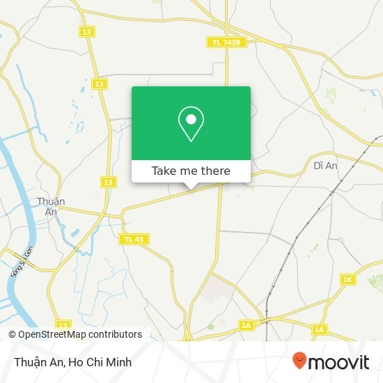 Thuận An map