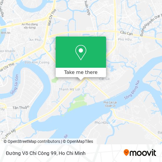 Đường Võ Chí Công 99 map