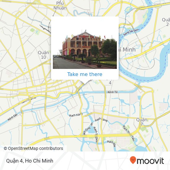 Quận 4 map