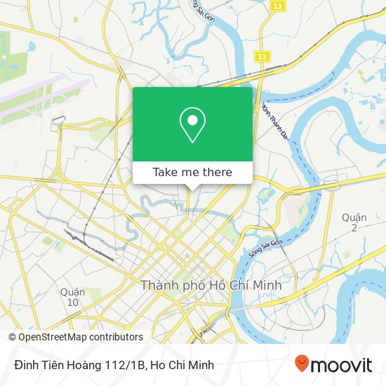 Đinh Tiên Hoàng 112/1B map