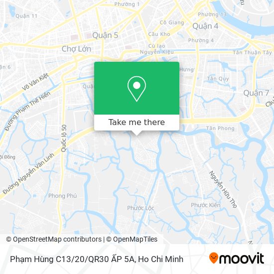 Phạm Hùng C13/20/QR30 ẤP 5A map