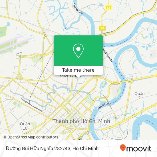 Đường Bùi Hữu Nghĩa 282/43 map