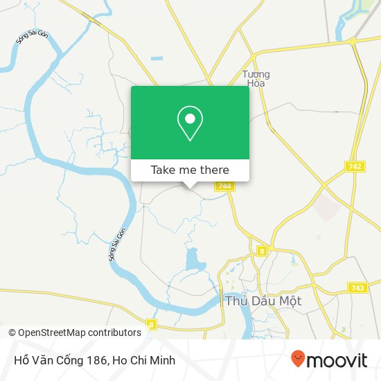 Hồ Văn Cống 186 map