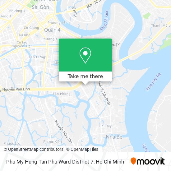 Phu My Hung Tan Phu Ward District 7 map