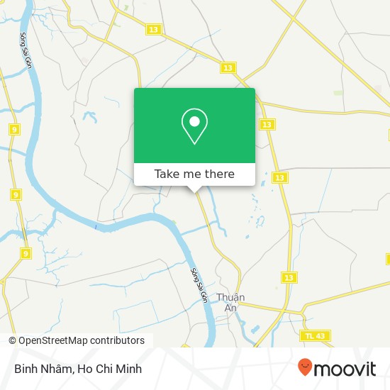 Binh Nhâm map