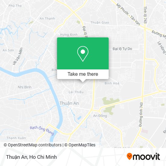 Thuận An map