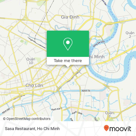 Sasa Restaurant map