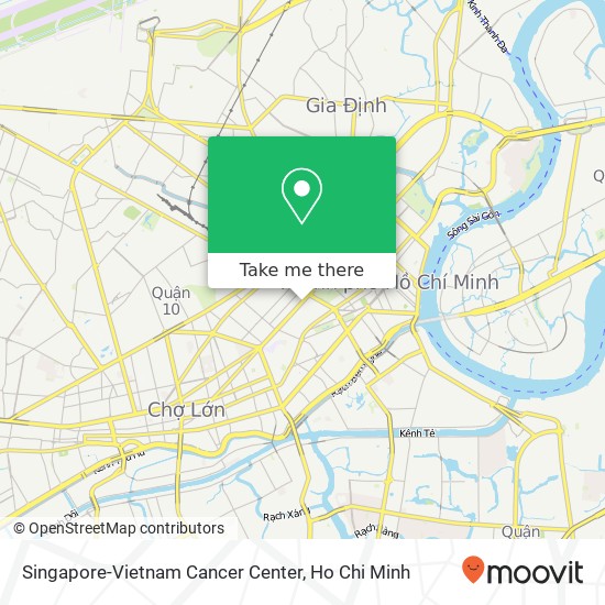 Singapore-Vietnam Cancer Center map