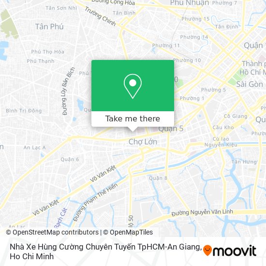 Nhà Xe Hùng Cường Chuyên Tuyến TpHCM-An Giang map