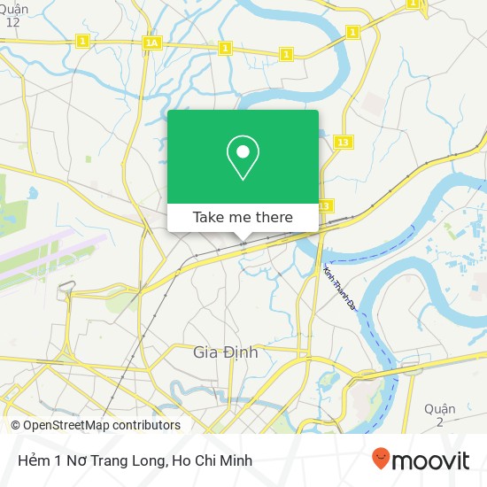 Hẻm 1 Nơ Trang Long map
