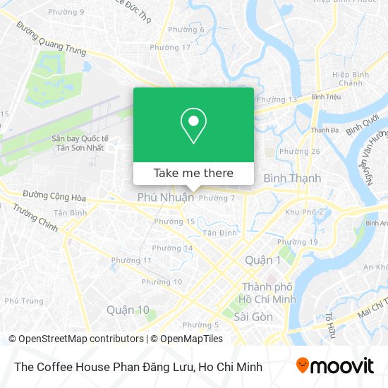 The Coffee House Phan Đăng Lưu map