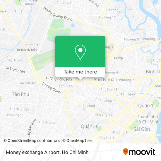 Money exchange Airport map