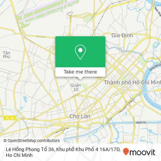 Lê Hồng Phong Tổ 36, Khu phố Khu Phố 4 16A / 17D map