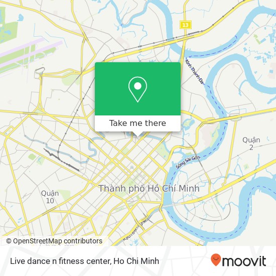 Live dance n fitness center map