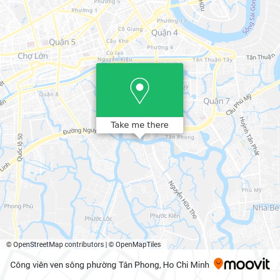 Công viên ven sông phường Tân Phong map