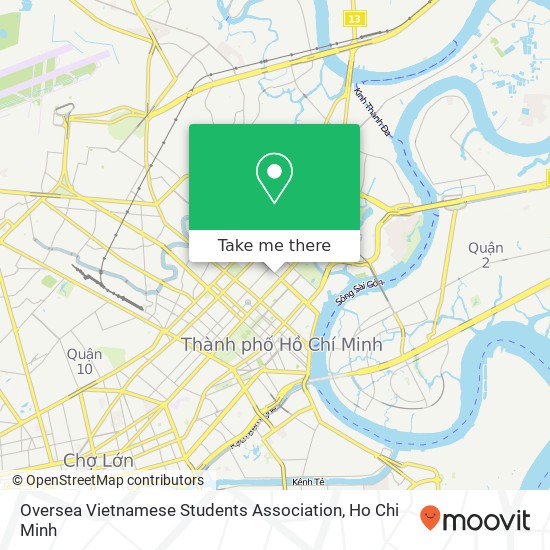 Oversea Vietnamese Students Association map