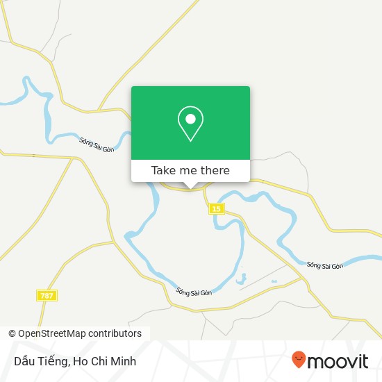 Dầu Tiếng map