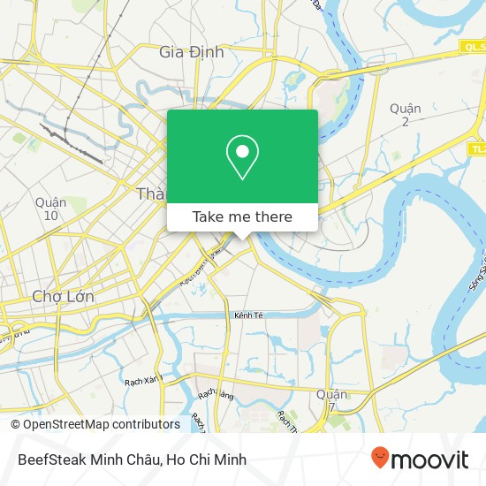 BeefSteak Minh Châu map