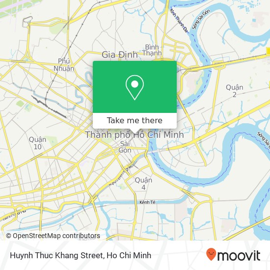 Huynh Thuc Khang Street map