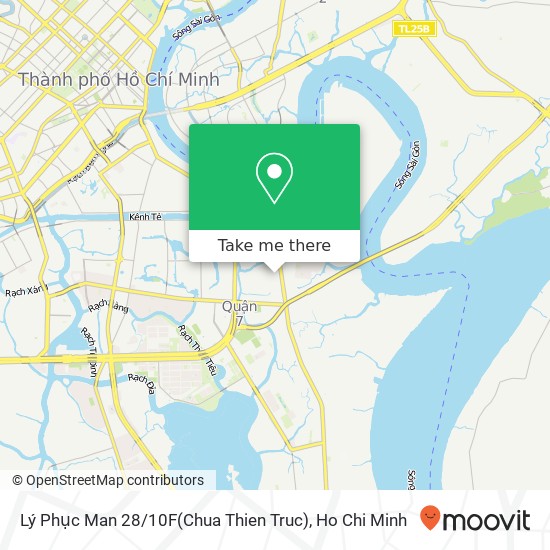 Lý Phục Man 28 / 10F(Chua Thien Truc) map