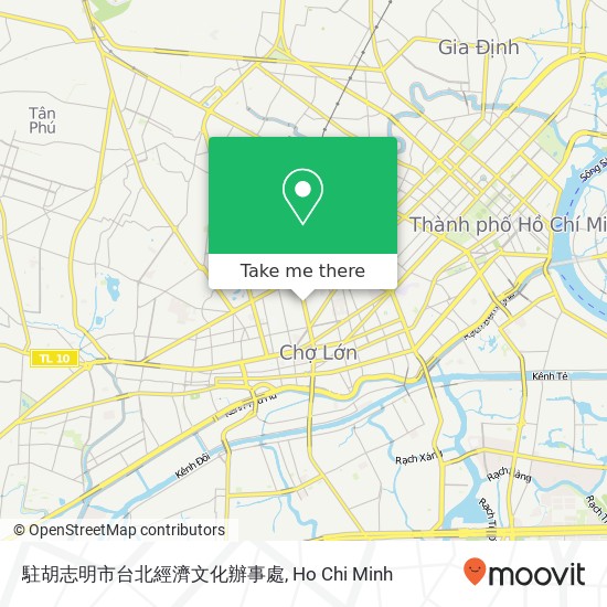 駐胡志明市台北經濟文化辦事處 map