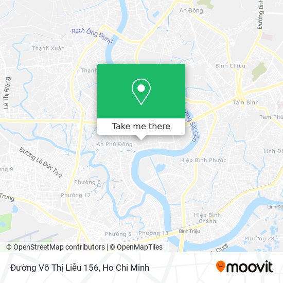 Đường Võ Thị Liễu 156 map