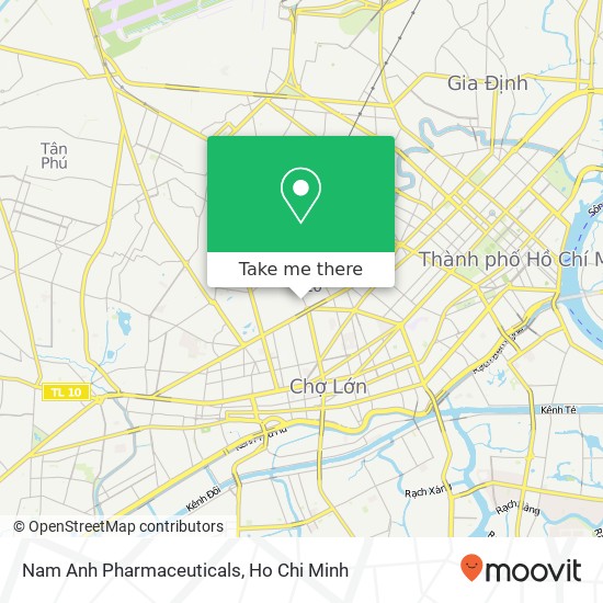 Nam Anh Pharmaceuticals map
