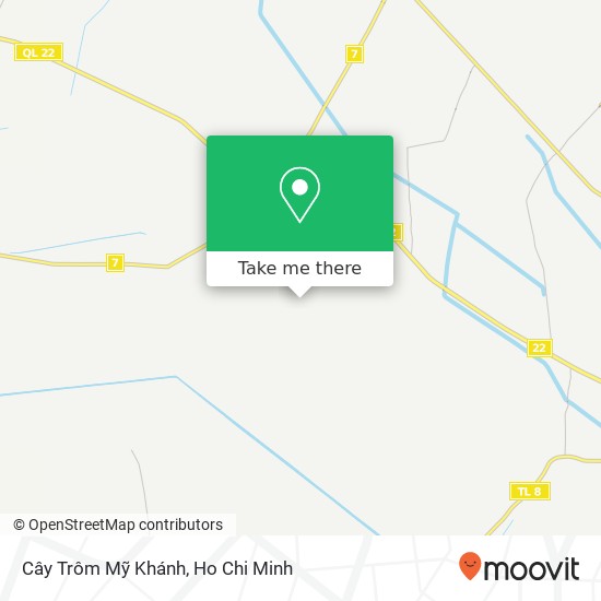 Cây Trôm Mỹ Khánh map