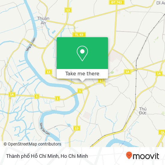 Thành phố Hồ Chí Minh map