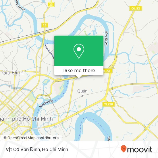 Vịt Cỏ Vân Đình map