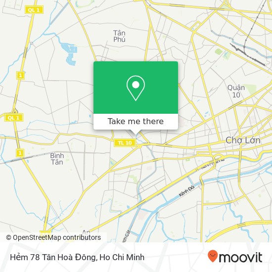 Hẻm 78 Tân Hoà Đông map