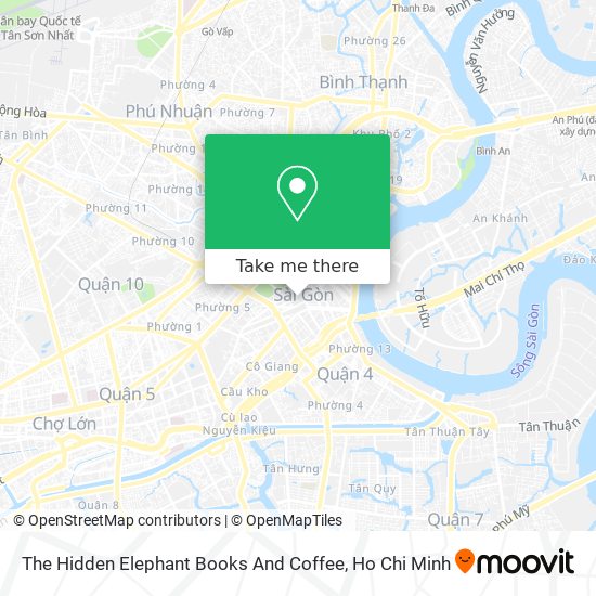 The Hidden Elephant Books And Coffee map
