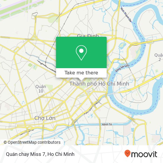 Quán chay Miss 7 map