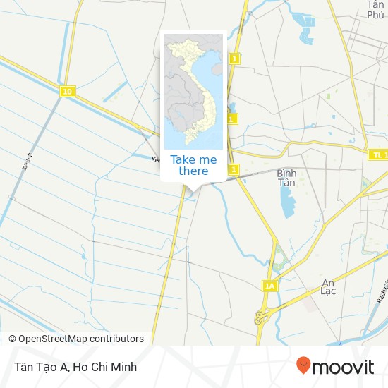 Tân Tạo A map