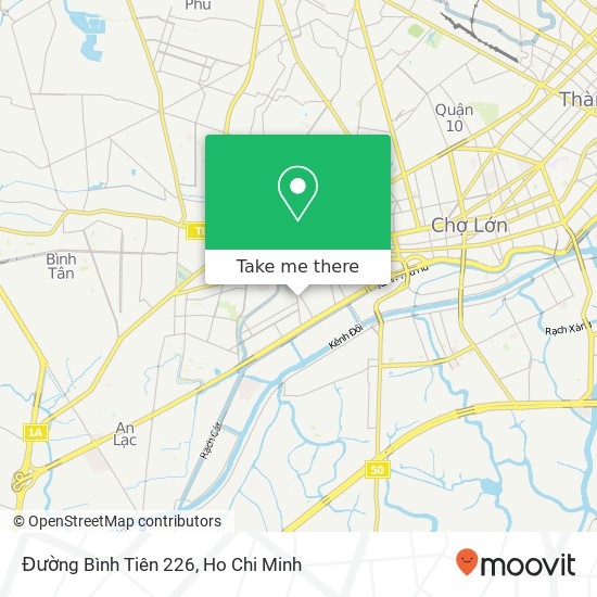 Đường Bình Tiên 226 map
