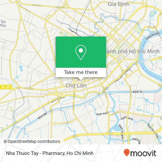 Nha Thuoc Tay - Pharmacy map