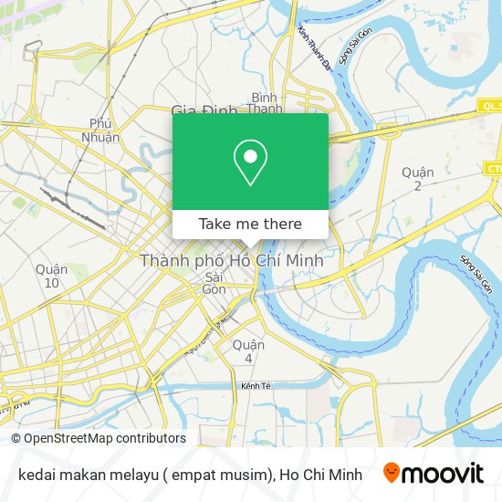 kedai makan melayu ( empat musim) map